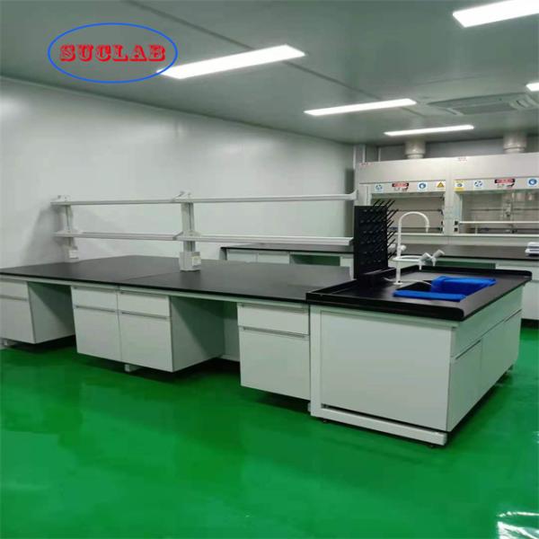 Cheap Durable Antirust Lab Work Bench , Chemical Resistant Lab Cabinets And Countertops for sale