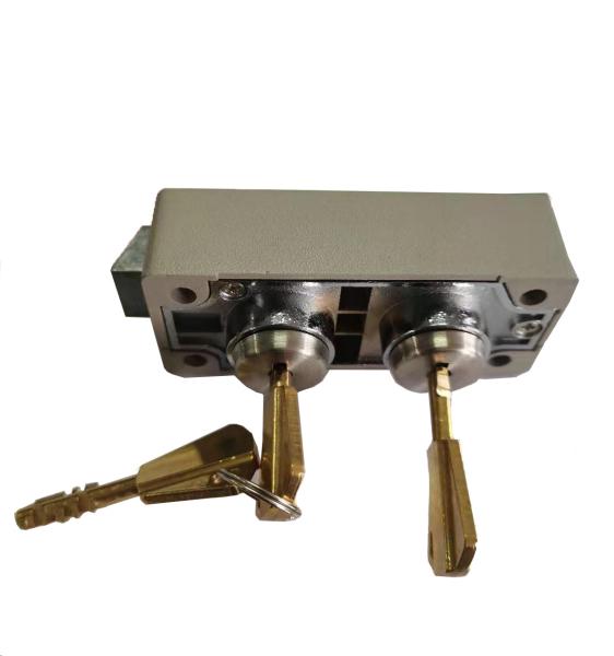Cheap UL Listed JZ-01 Dual Copper Key Locks For Safe Deposit Box And Cabinet for sale