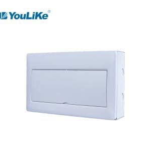 Best Dustproof Surface Mount 14 Way DB Box IP40 Protection White wholesale