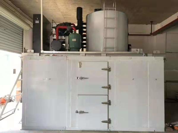 Cheap 20tons/Day R404a R22 Refrigerant Industrial Flake Ice Machine For Fishery for sale
