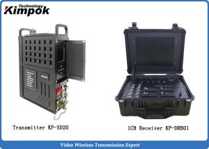 Best Mobile Command Vehicle Wireless Video Transmitter AES Encryption with Portable Monitor Receiver wholesale