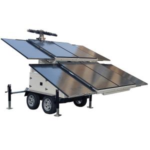China Off Grid Solar Power Trailer Solar Sentry Trailer For Mine Lighting on sale