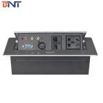 No MOQ Oval Button Desktop Pop Up Power Data Socket Within 3-7 Days For Delivery