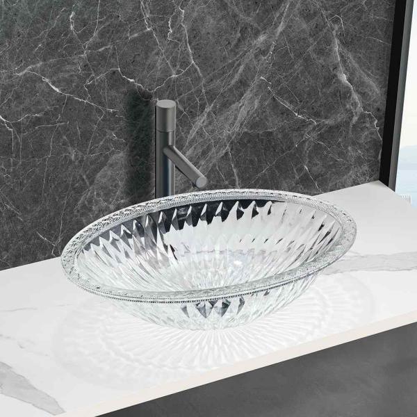 Cheap Elegant Countertop Bathroom Sinks With Smooth Finish Modern And Functional for sale
