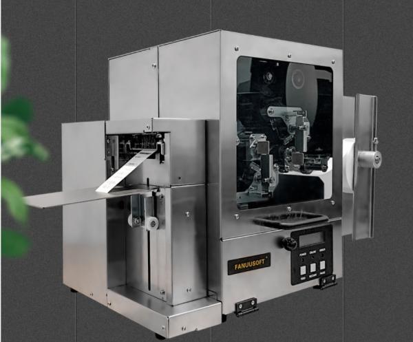 Cheap Non Ultrasonic Cutting Duplex Garment Label Printer High Speed for sale
