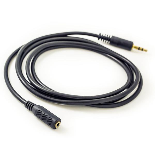 Cheap Gold plated Rosh 3.5 Mm Stereo Extension Cable Male To Female for sale