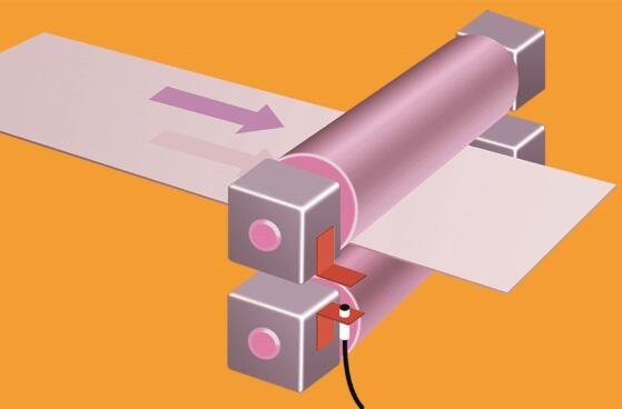 Cheap 5mm Eddy Current Displacement Sensor Monitoring Distance Between Two Rollers for sale
