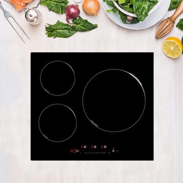 Cheap 60Hz Plastic Shell Three Burner Induction Cooktop for sale