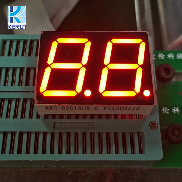 Cheap 0.8" 2 Digit 7 Segment Numeric LED Display For Audio Equipment for sale