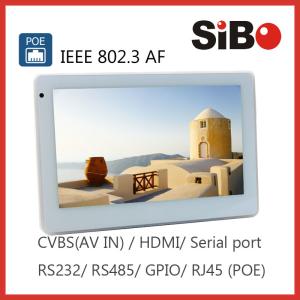 Best Q896 7&quot; Touch Screen Controller With CVBS IN And POE For Home Automation wholesale