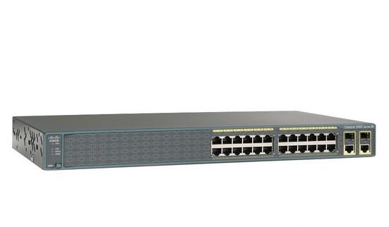 Cheap Cisco 24 Port Managed Network Switch Catalyst 2960 PLUS LAN Base Switch WS-C2960+24TC-L for sale