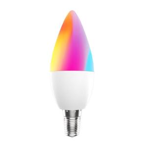 China Tuya AC100V 240V Voice Control Light Bulb 4.5W 350LM 2700K-6500K Dimmable Multicolor on sale