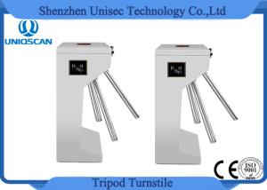 China Two Way Security Tripod Turnstile Gate 550mm Channel Width With Access Control System on sale