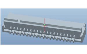 China SMT FPC To Board Connector 0.5mm Pitch FPC Zif Connector 1.0mm Height on sale