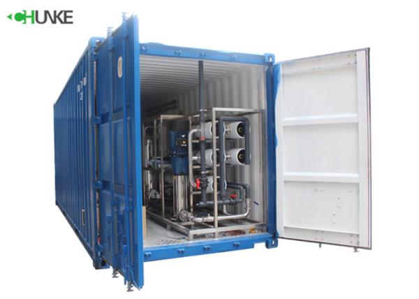 Cheap 10m³ RO System Reverse Osmosis Salty Sea Water Desalination Plant Equipment With Container for sale