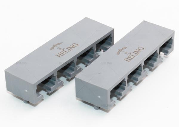 Cheap Right Angle Female Ethernet Connector RJ45 Plug For Networking Modem for sale
