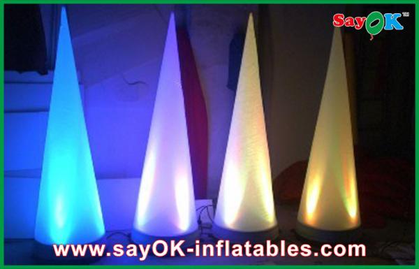 Cheap Led Cone Inflatable Lighting Decoration Color Changed With Controller for sale
