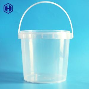 Customize Printing IML Bucket In Mold Labeling Round Plastic Container