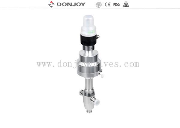 Cheap SS Pneuamtic 3 Way Globe Valve With Tri Clamp End For Regulating for sale