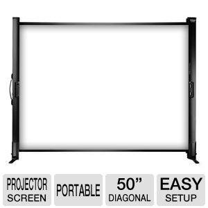 China Electric Fixed Projection Screens For Tabletop Presentation , Retractable on sale