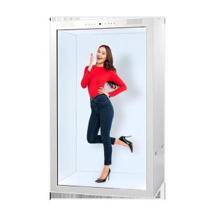 Best Android Based Transparent LCD Display Cabinet With 4G Connectivity For Ads wholesale