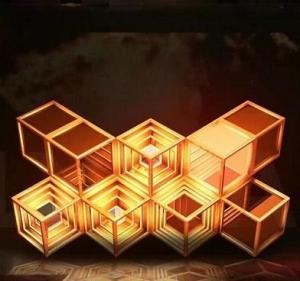 China LED Diamond DJ Booth Full Color Led Screen Sphere Arc Globe LED Screen 700w on sale