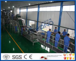 Best 65 - 72 Brix Machine Fruit Juice Apple Processing Line With Self CIP System wholesale