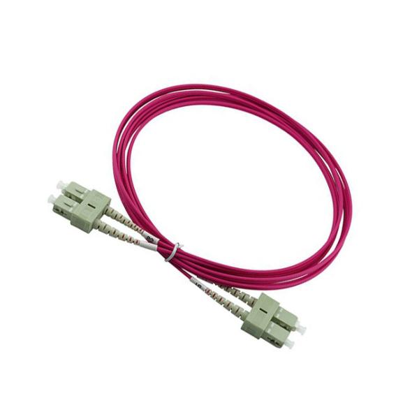Cheap 2.0 3.0 SC Network Patch Cord OM4 Multimode Duplex LSZH PVC Sheath for sale