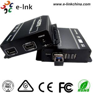 China 1080P HDMI KVM Ethernet Over Fiber Extender Real Time Transmission 2 Years Warranty on sale