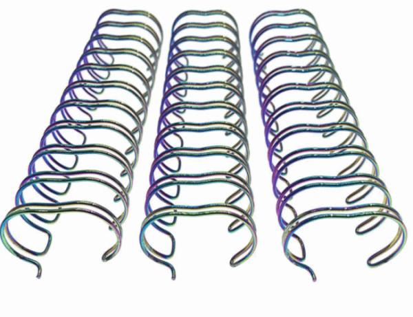 Cheap Electroplated Metal Double Wire Loop For Binding Notebook for sale