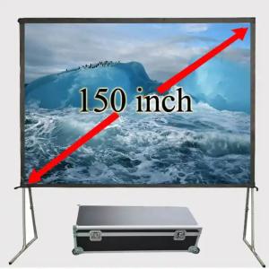 China Fast Fold Projector Screen With 100 To 500 Size 300 Inch For Large Venue Projecto on sale