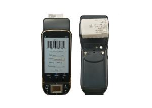 Bluetooth GPS Android Mobile Smart Card Reader Barcode Scanner Pos Terminal Built In Printer
