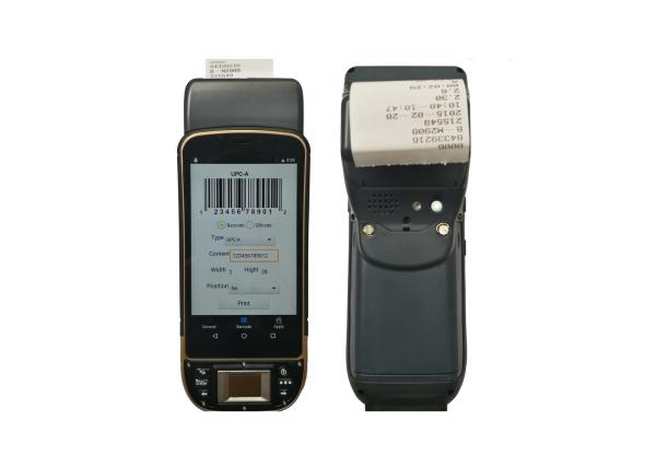 Bluetooth GPS Android Mobile Smart Card Reader Barcode Scanner Pos Terminal