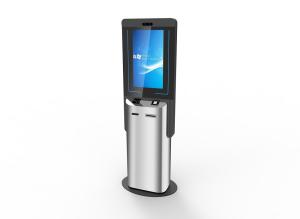 China Shoe-cleaning Machine Free Standing Kiosk Three Screens Only One PC Controls on sale