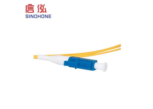 Cheap LC Fiber Optic Patch Cord Lucent Connector Custom Color For Gigabit Ethernet for sale