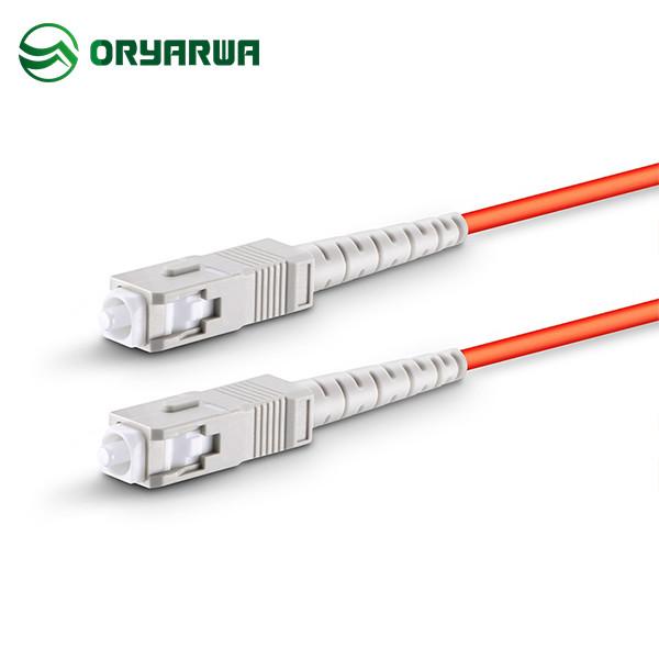Cheap SC UPC To SC UPC Simplex Fiber Optic Multimode Patch Cord OM1 for sale