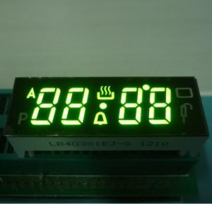 Black Face Numeric LED Display , 7 Segment 4 Digit Display With 120C Operating Temperature