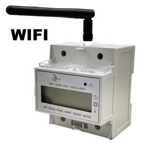 China 55Deg Wifi Smart Energy Meter Electric Remote Control  Single Phase Meter 0.3kg 2W on sale
