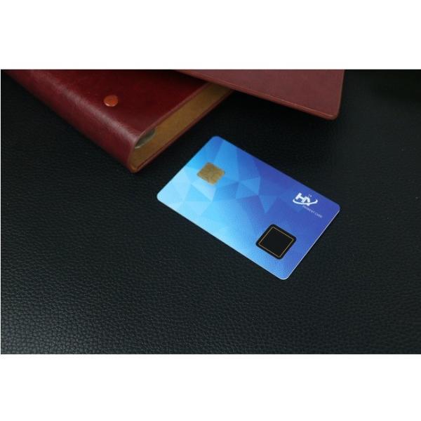 Cheap SE Chip Passive Fingerprint Payment Card Visual Secure Portable 7816 Interface for sale