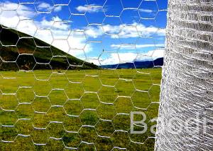 China Rolled Galvanized Iron Chicken Wire Mesh Hexagonal Shape For Highway Guardrail on sale