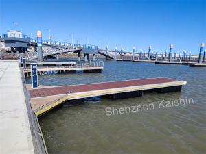 Best Aluminum Floating Docks Waterproof Decking Plastic Marine Alloy Floating Dock Floating Water Deck Platform wholesale