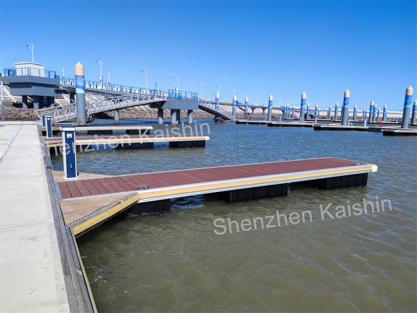 Cheap Composite Decking Aluminum Floating Dock Floating Pontoon Dock Jetty For Boating for sale