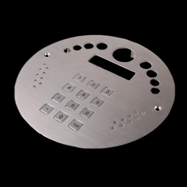 Cheap Numeric Customized Logo Stainless Keyboard For Automatic Door And Telephone Button for sale
