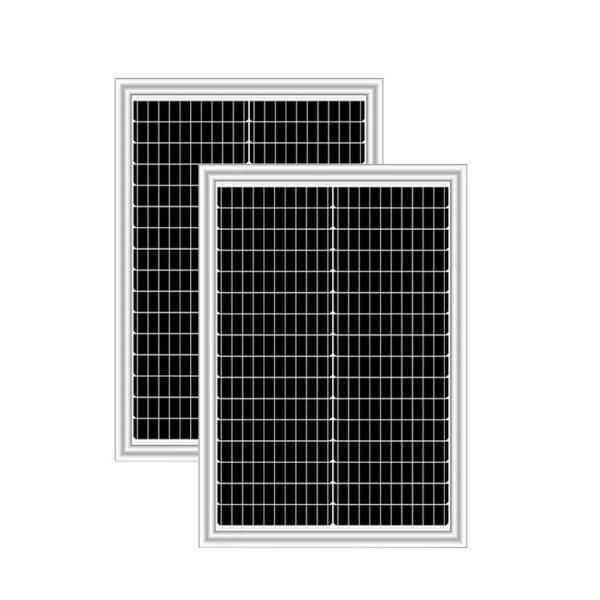 Cheap 5BB 40w Monocrystalline Solar Panel Customized For Street Light Flashing Light for sale