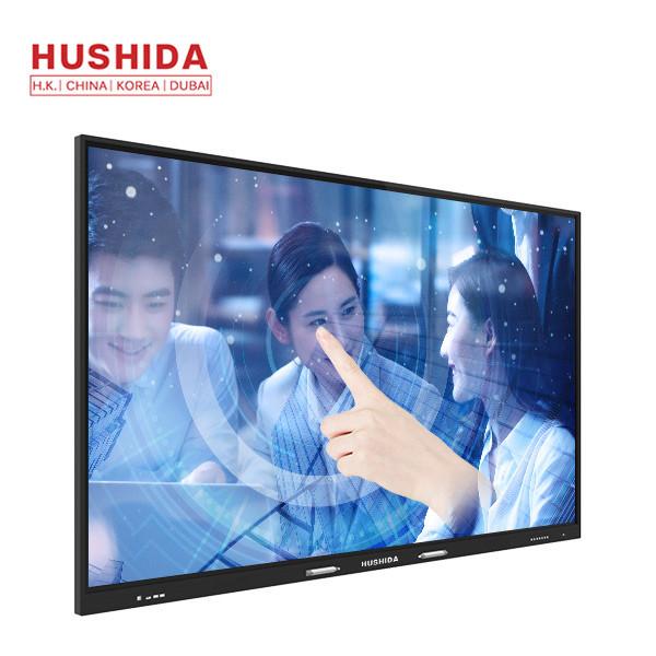 Cheap HUSHIDA Teaching All In One Touch Screen Lcd Monitor Multimedia Smart Board 65 Inch for sale