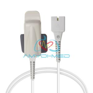 Finger Clip  Reusable Spo2 Sensor Class II DB9 7P 1m TPU Gray Color
