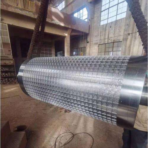 Cheap Industry Plastic Embossing Roller CNC Engraved Metal Embossing Roller for sale