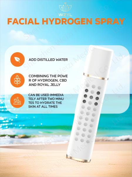 Cheap Battery Hydrogen Mist Sprayer Deep Moisturizing Hydrogen Water Machine WEIZI for sale