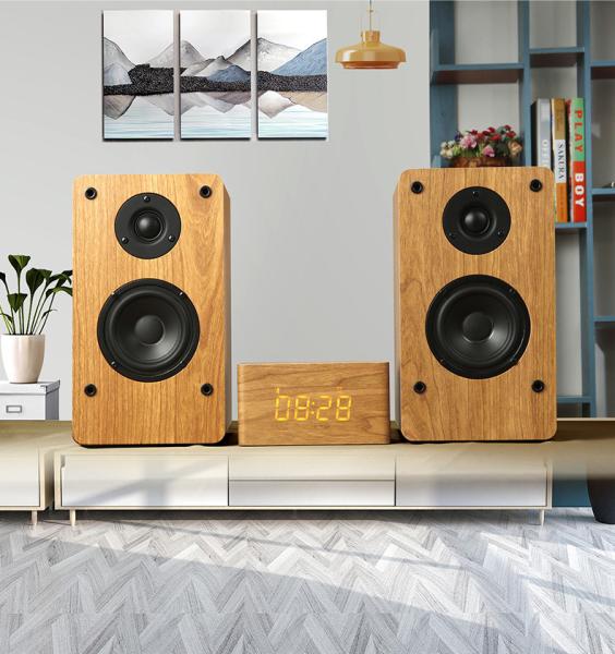 Cheap Wireless Bluetooth Bookshelf Speakers For Multimedia Home Theatre for sale