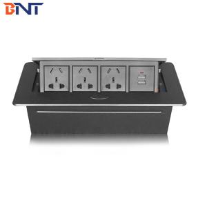 Universal power outlet table mounted pop up socket with usb charger